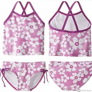 Kanu Surf Baby Girl Floral Tankini Swimsuit 12 Mo